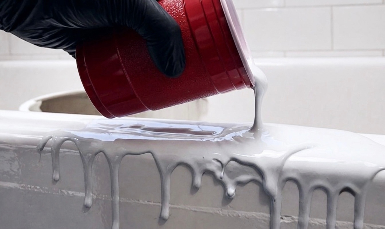 Tub Epoxy Pouring